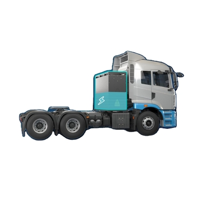 ساخته شده در چین، نسخه استاندارد، CATL-350Kwh مبدل قدرت، 6x4 تراکتور الکتریکی خالص برای نقل و نقل بندر و کارخانه فولاد