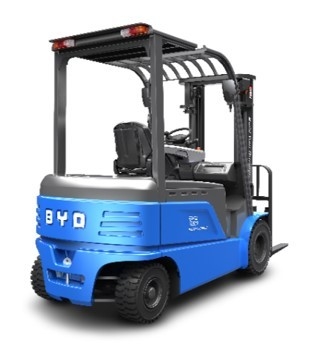 ساخته شده در چین، BYD چهار محور توازن وزن 1.6-1.8 تن فلک بردار الکتریکی خالص برای دو محرک