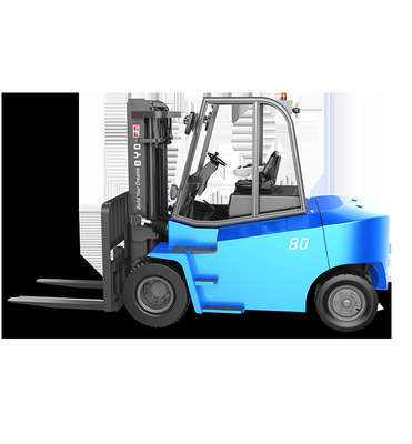 ساخته شده در چین، BYD چهار محور توازن وزن 7.0-8.0 تن خالص الکتریکی forklift برای دو محرک