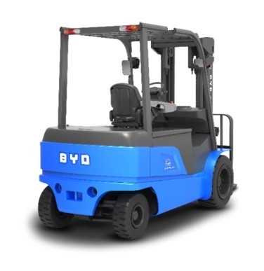 ساخته شده در چین، BYD چهار محور توازن وزن 7.0-8.0 تن خالص الکتریکی forklift برای دو محرک