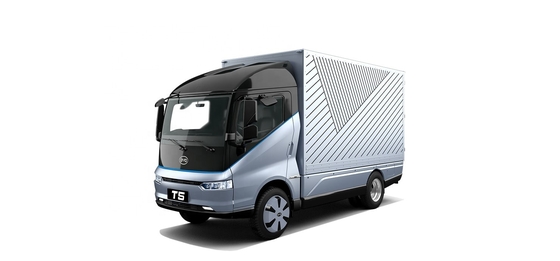قهرمان فروش ساخته شده در چین الکتریکی خالص 200KM BYD T5D Box Logistics Vehicle