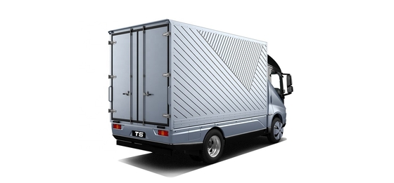 قهرمان فروش ساخته شده در چین الکتریکی خالص 200KM BYD T5D Box Logistics Vehicle