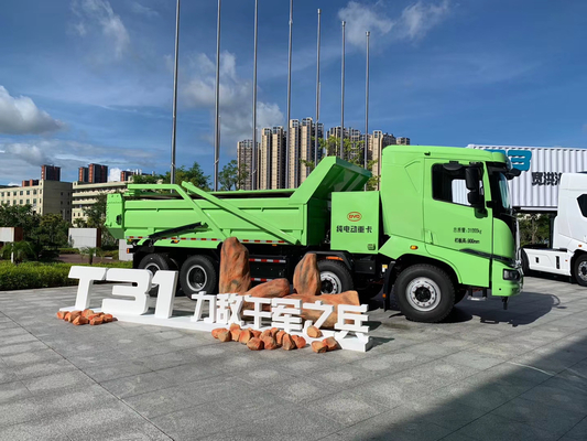 پادشاه عملکرد هزینه: جدید BYD خالص الکتریکی 8x4 Slag Truck مهندسی هدف خاص