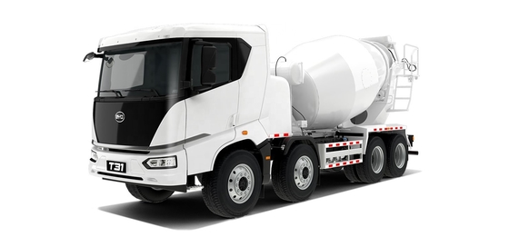 نسبت عملکرد هزینه وانگ BYD 8x4 ماشین آلات مهندسی مخلوط کننده سیمان الکتریکی خالص با ظرفیت بزرگ