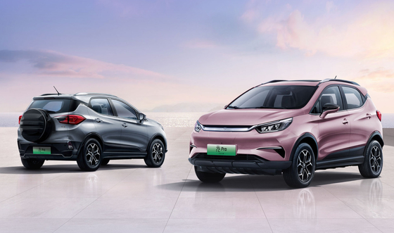 ساخته شده در چین با تضمین کیفیت و محدوده 310KM BYD Yuan Pro Pure Electric Sedan SUV کوچک