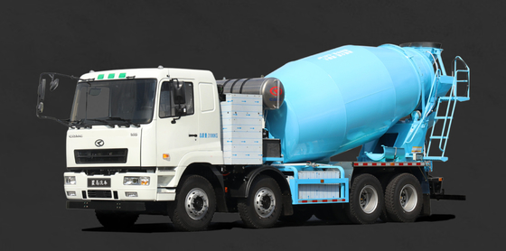 چین جیلی، نسخه استاندارد M7، CATL-350Kwh شارژ، 12 متر مکعب، 8x4 کامیون مخلوط کننده سیمان الکتریکی خالص
